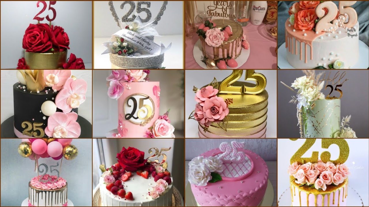 25th Anniversary Amazing Cake Design || Latest & Very Beautiful 25th Wedding Anniversary Cakes