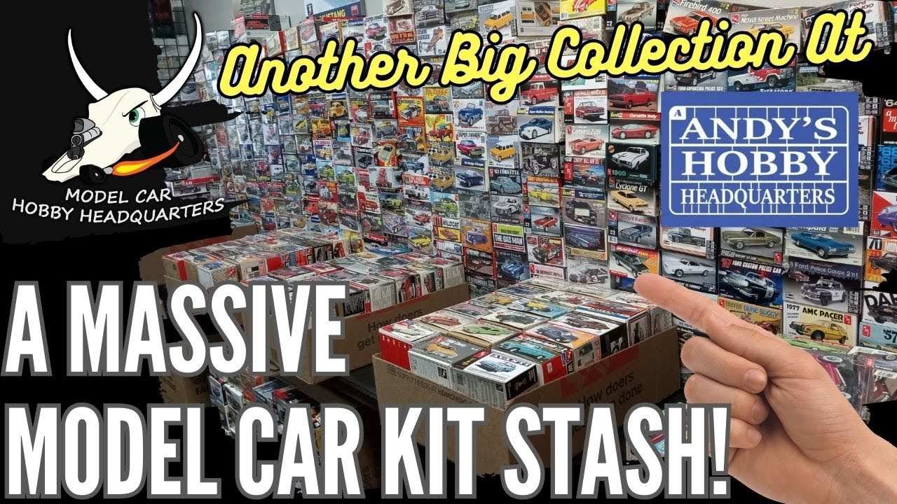 A HUGE Model Car Kit Collection at Andy's Hobby Headquarters Ep.298