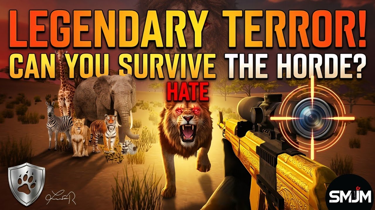 Lion attack accidently |New Game Update in 2026|New games offline |Hunting Simulator 4x4