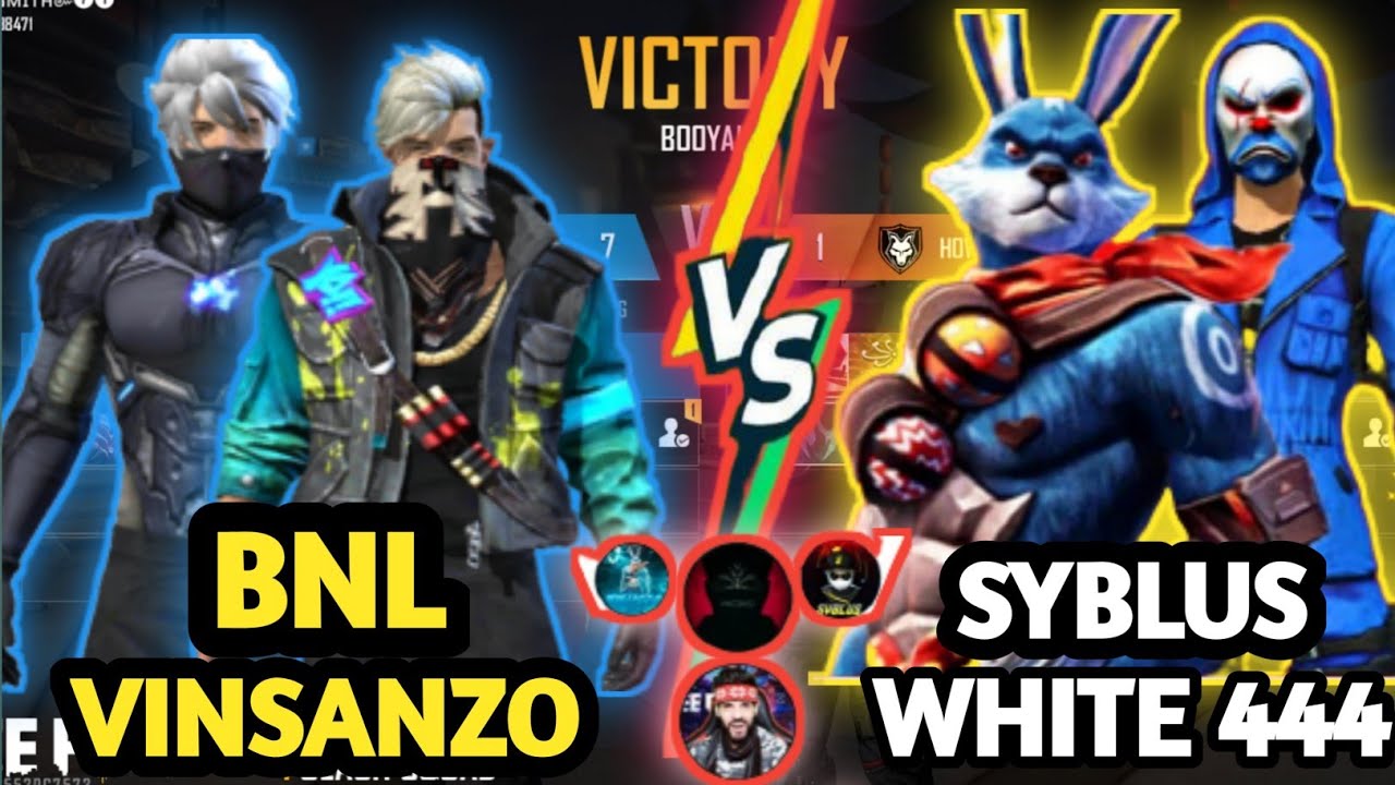 BNL & VINCENZO VS SYBLUS & WHITE 444 2 VS 2 |  WHITE 444 & SYBLUS VS VINSANZO & BNL | HACKER VS PRO
