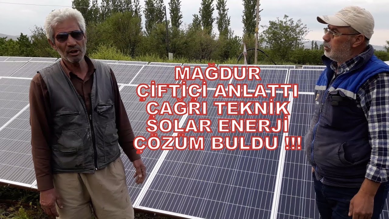 HATALI SOLAR SİSTEMİN ONARIMI VE MAĞDUR ÇİFTÇİ İLE RÖPORTAJ