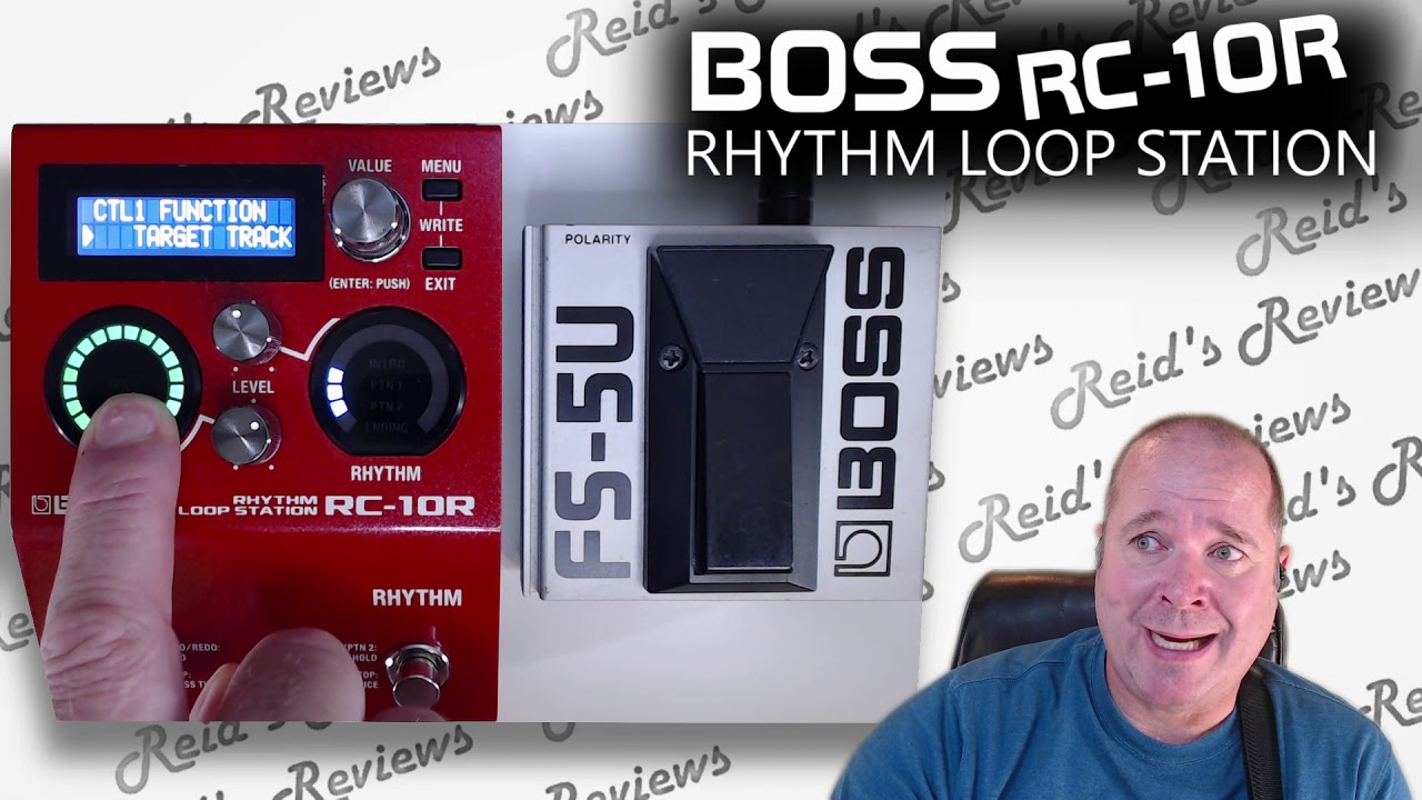 Making it easier to use! BOSS RC-10R Rhythm Loop Station + an External Footswitch Demo, Walk Through