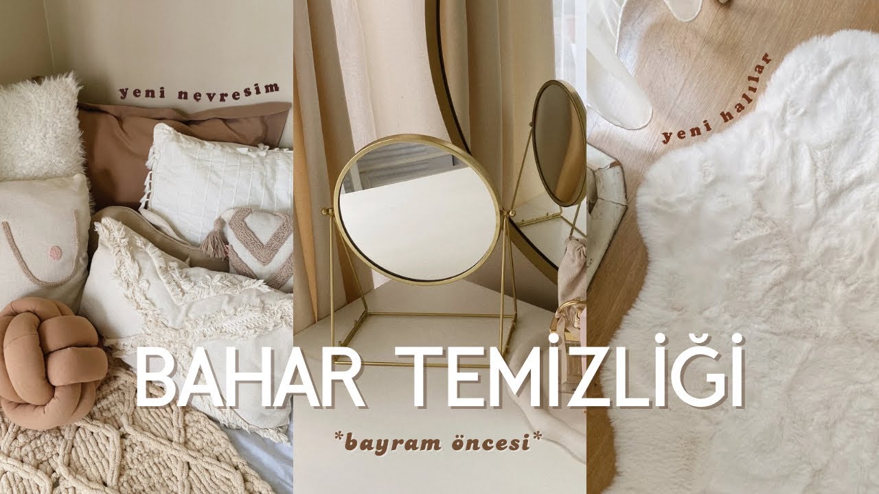 bahar/bayram temizliği🫧🧴| yeni nevresim, halılar & düzenleyiciler 🎀 | dip köşe temizlik 🧺🧼