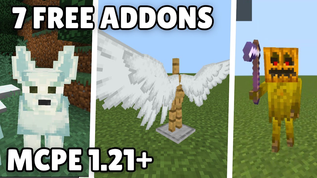 7 FREE Add-ons for Minecraft Bedrock 1.21+