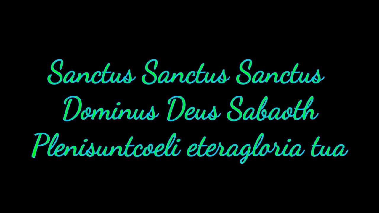 Sanctus- Misa De Gallio Simbang Gabi