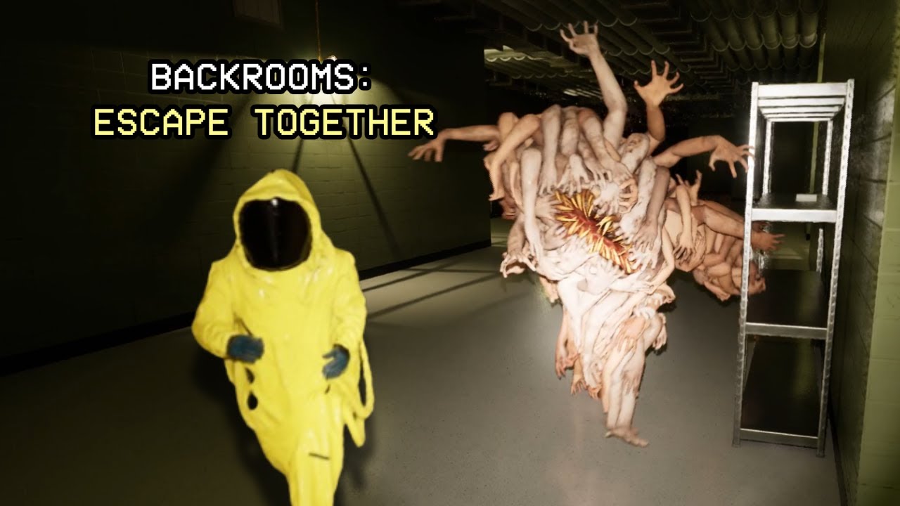 Não importa onde você vá… ELE TE SEGUE | BACKROOMS ESCAPE TOGETHER