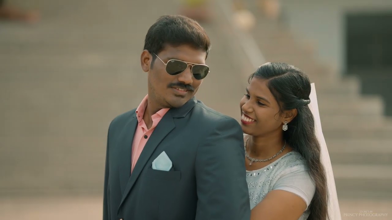 YENNO YENNO YELLU Telugu Christian Pre-Wedding Song || ANAND DEEVENA || 4K || PRINCY PHOTOGRAPHY