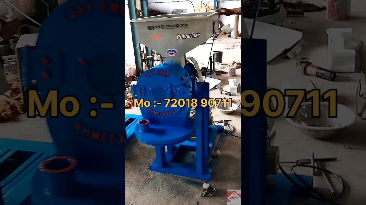 10HP Pulverizer Machine 🔥 Live Testing | Heavy Duty Grinder #shorts #jayambemachinery
