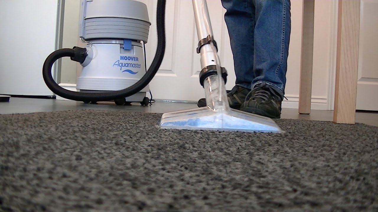 Hoover Aquamaster S4470 Vacuum Cleaner Carpet & Floor Washing Demo Part Three