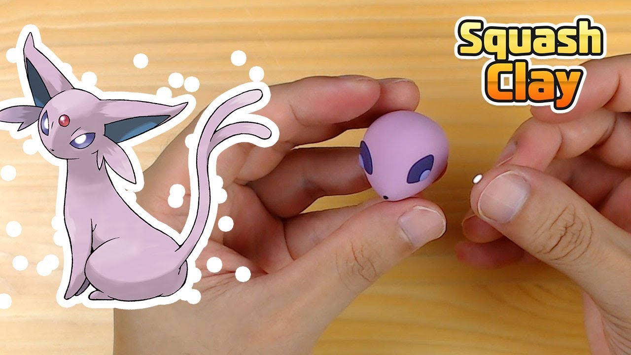 Pokémon Clay Art: Espeon Psychic-type Pokémon!