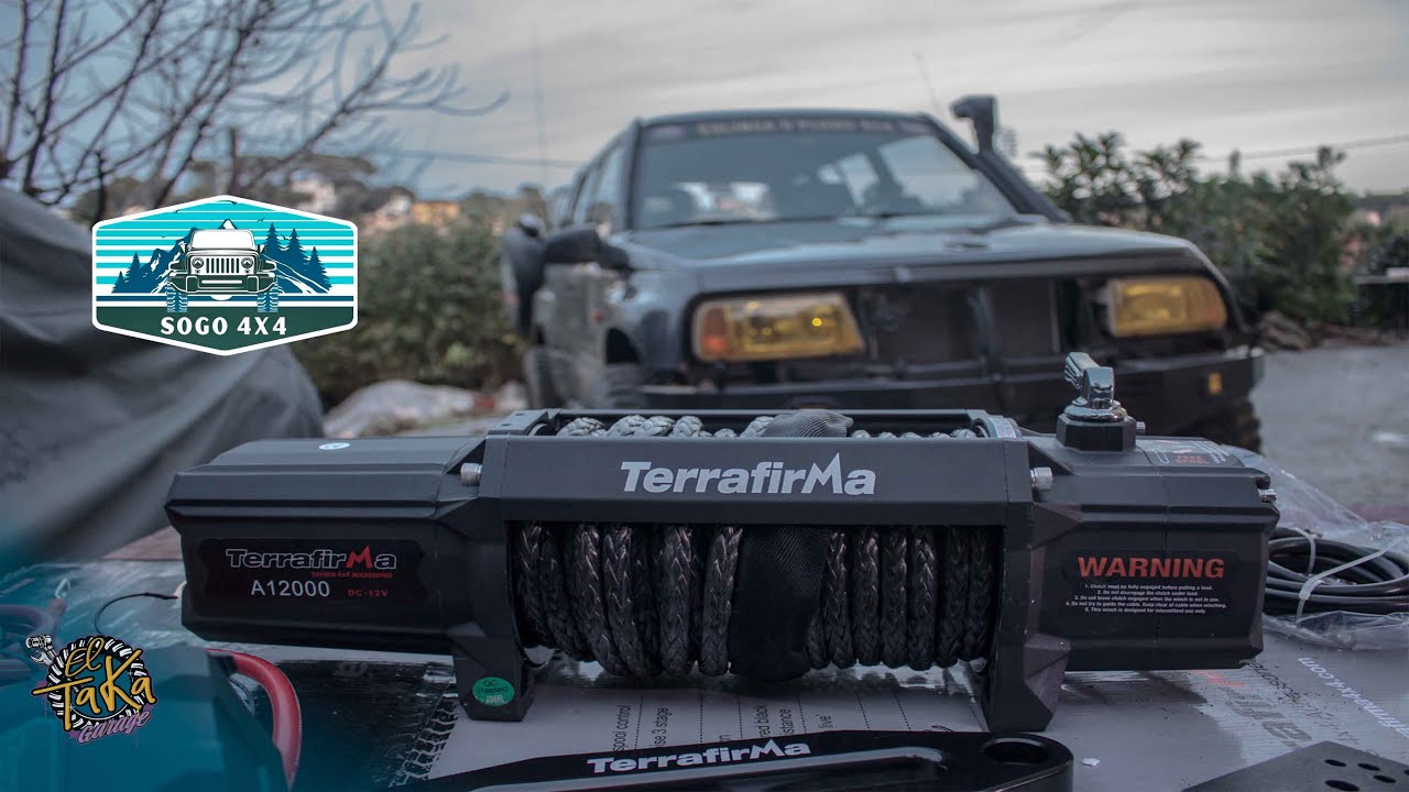Montaje Winch Terrafirma A12.000lbs de SOGO 4X4