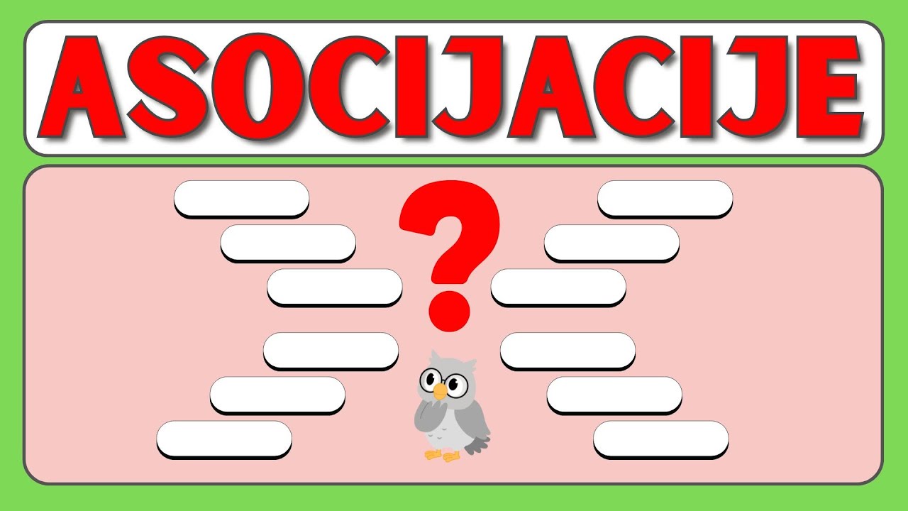 Asocijacije kviz – proverite svoje znanje u kvizu asocijacija