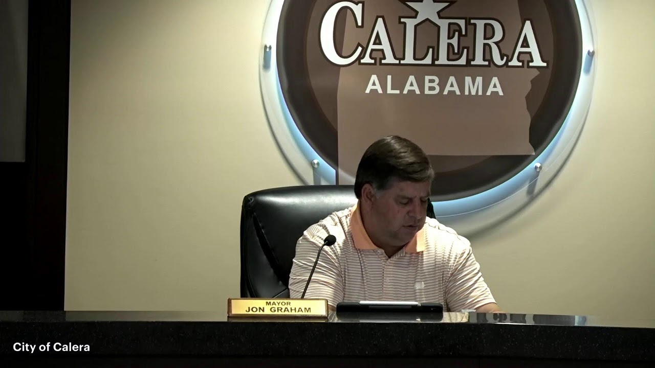 Calera City Council Meeting - 10/20/25