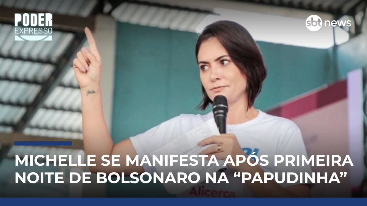 "Ele entregou a vida dele pelos brasileiros", diz Michelle sobre Bolsonaro em post | 