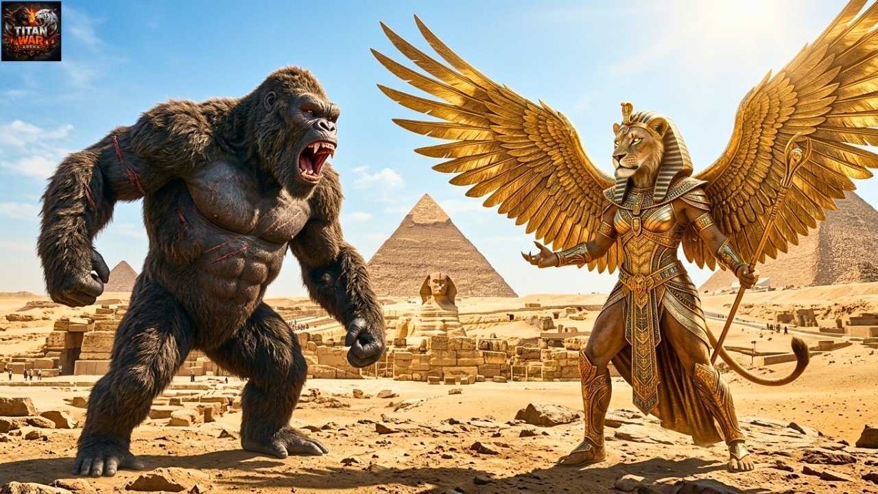 Kong vs Sekhmet–When the Egyptian War Goddess Awakens| King Kong Movies