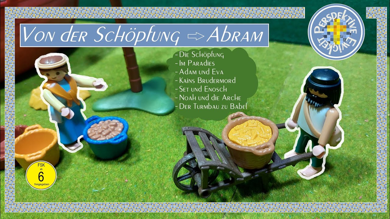 Von der Schöpfung bis Abram | AT 8 | Nachgespielt mit Playmobil Figuren | Video für Kinder | Bibel