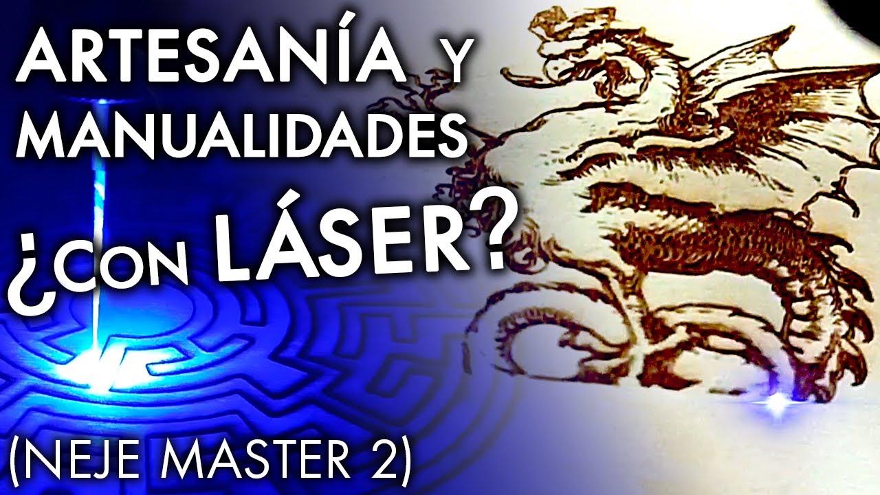¿ES ÚTIL UN LÁSER para ARTESANÍA?💥 Máquina cortadora y marcadora de escritorio. NEJE Master 2 REVIEW