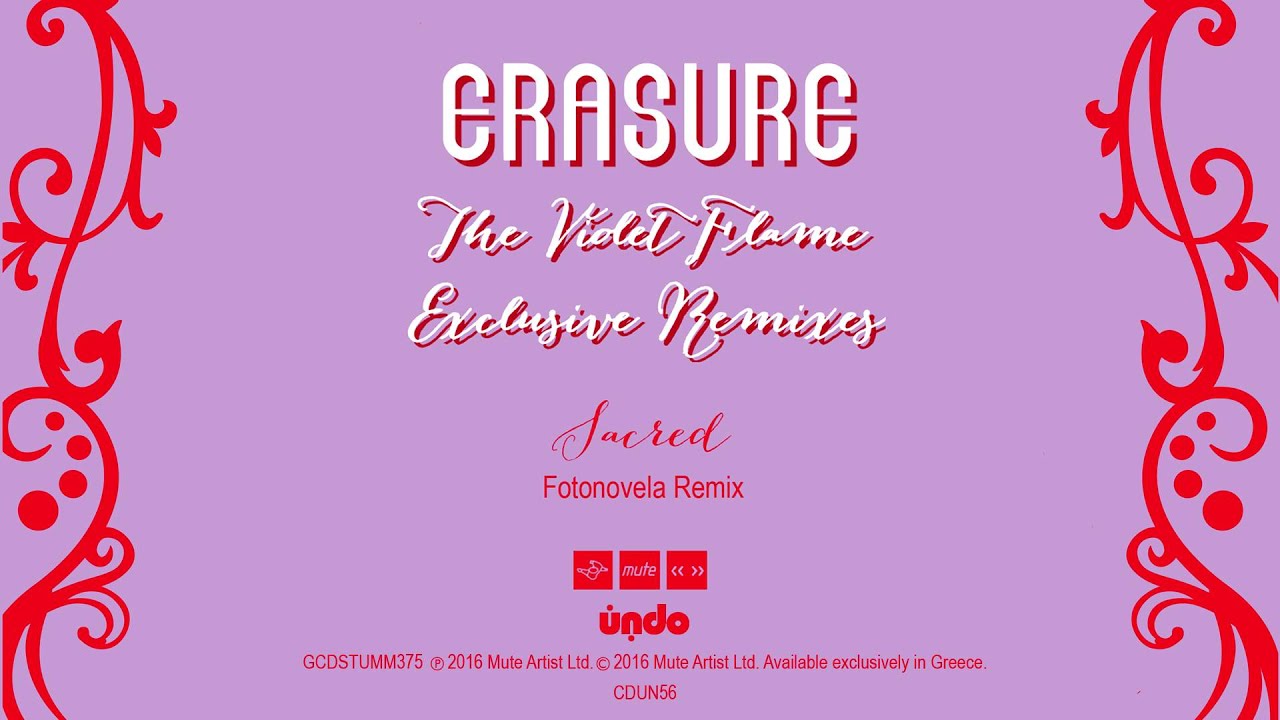 ERASURE : Sacred (Fotonovela Remix)