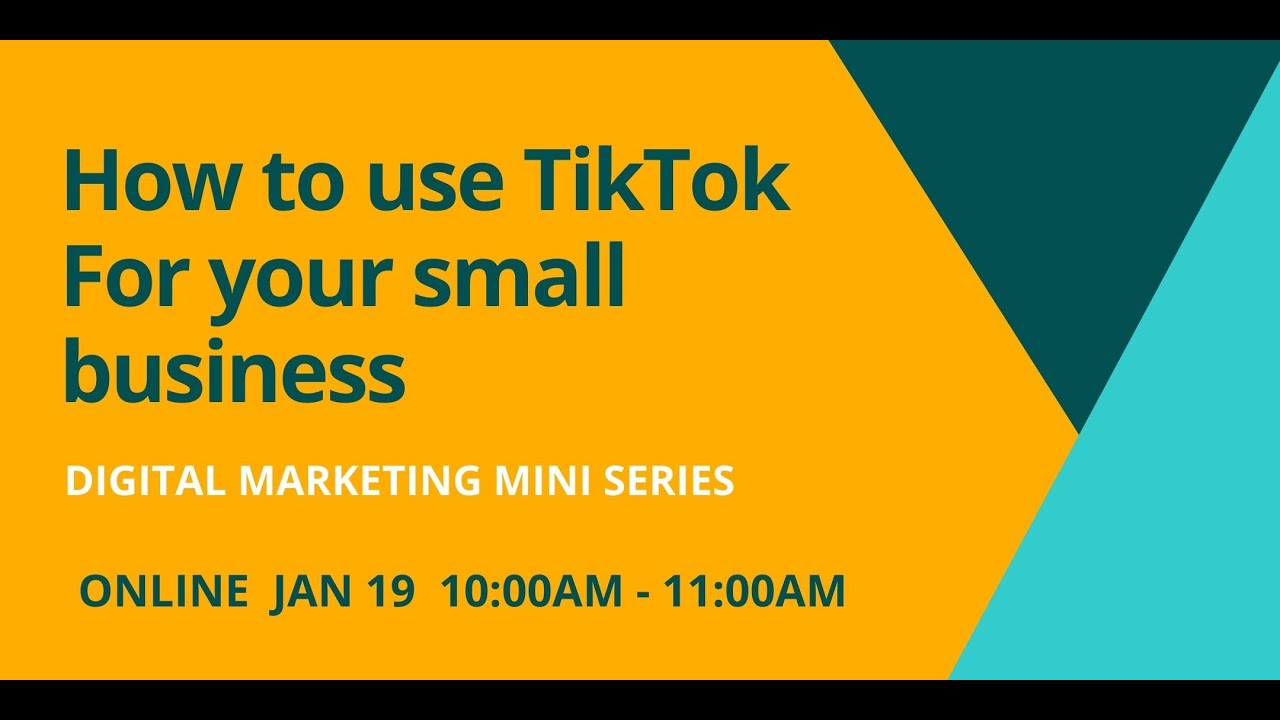 Digital Marketing: How to use Tik Tok for your small business