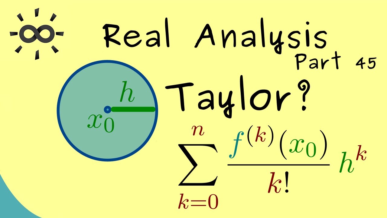 Real Analysis 45 | Taylor's Theorem