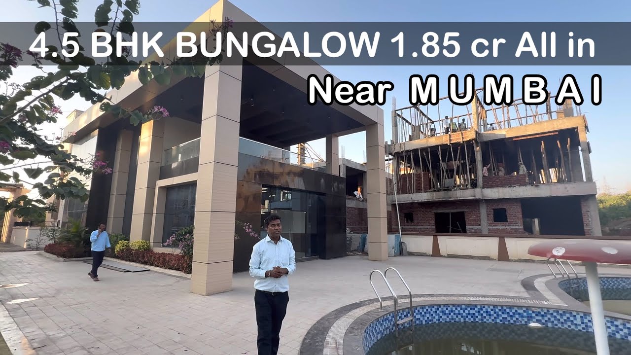 ☎️8920122984 ☎️93213 61547, bungalow 4.5 BHK 1.85 cr all in READY TO MOVE 