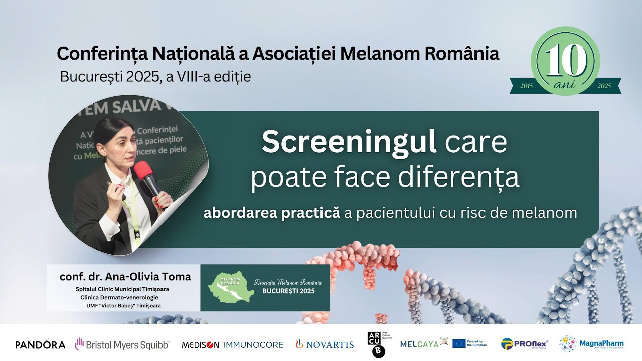 Screeningul care poate face diferența: abordarea practică a pacientului -  conf. dr. Ana Olivia Toma