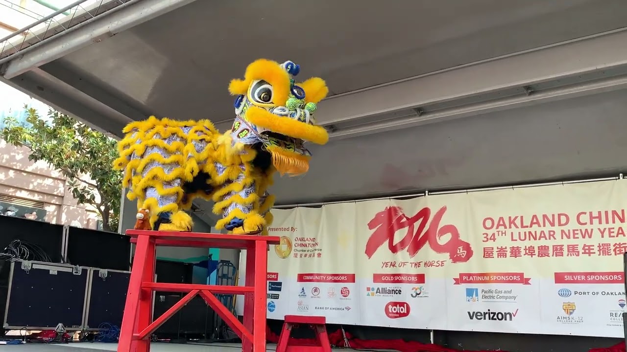 屋崙埠農曆馬年擺街會, Oakland Chinatown Lunar New Year Bazaar 1-31-2026 4/5. Video by Meelie Tang