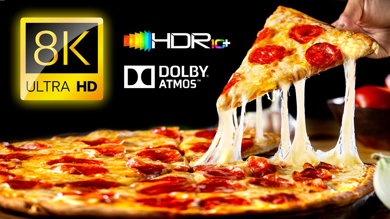Niesamowicie pyszne jedzenie HDR10+ 8K 120fps TV DEMO - 4K wideo HDR Dolby Vision #8K