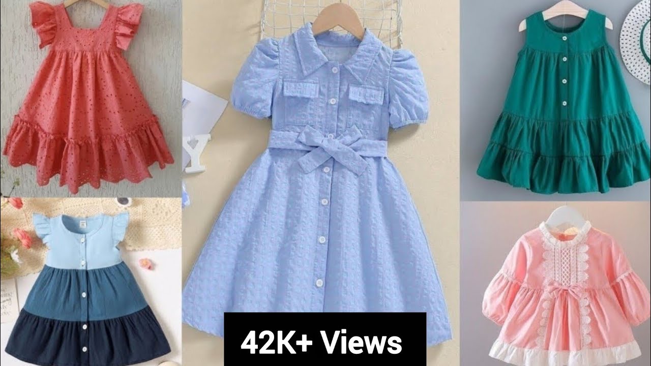 Latest Baby Frock Designs 2024 | Cotton Frocks Designing Ideas For Baby Girls | Kids Dresses