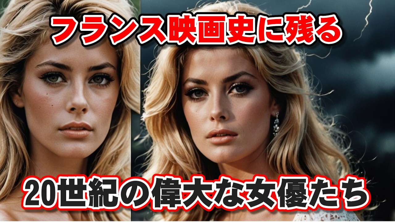【ゆっくり解説】【永久保存版】フランス映画史に残る20世紀の偉大な女優たち