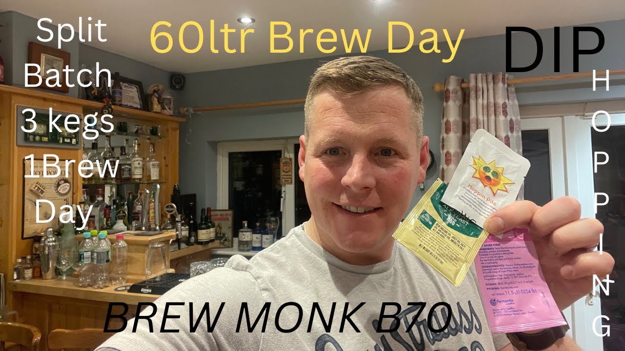 Split Batch Brew Day Brew monk b70 Dip Hopping