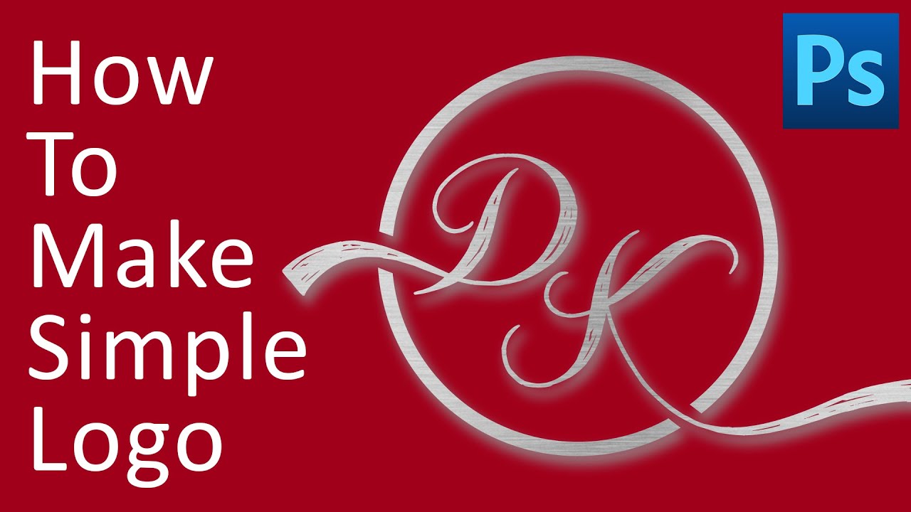 How To Make A Very Simple Handwriting Logo In Photoshop (Photoshop Logo Series #1)