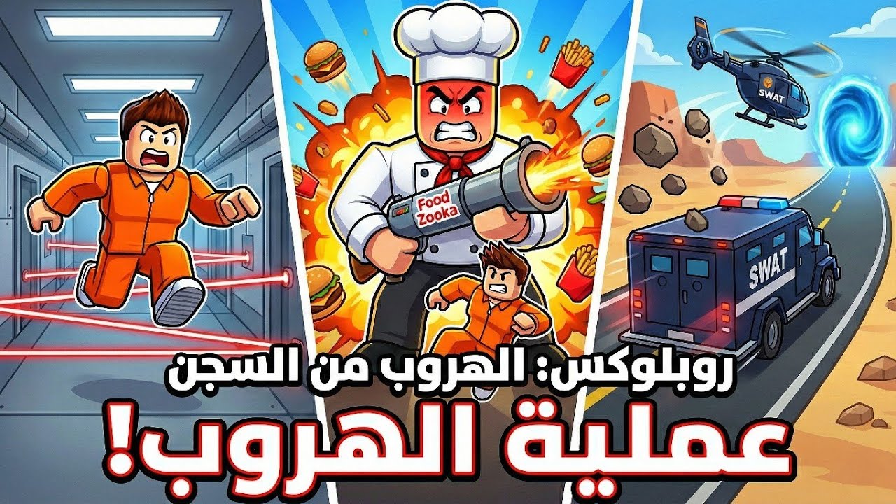 روبلوكس: أنجح خطة هروب من السجن! 😱🔥 (قتال الزعيم والهروب بالمروحية)