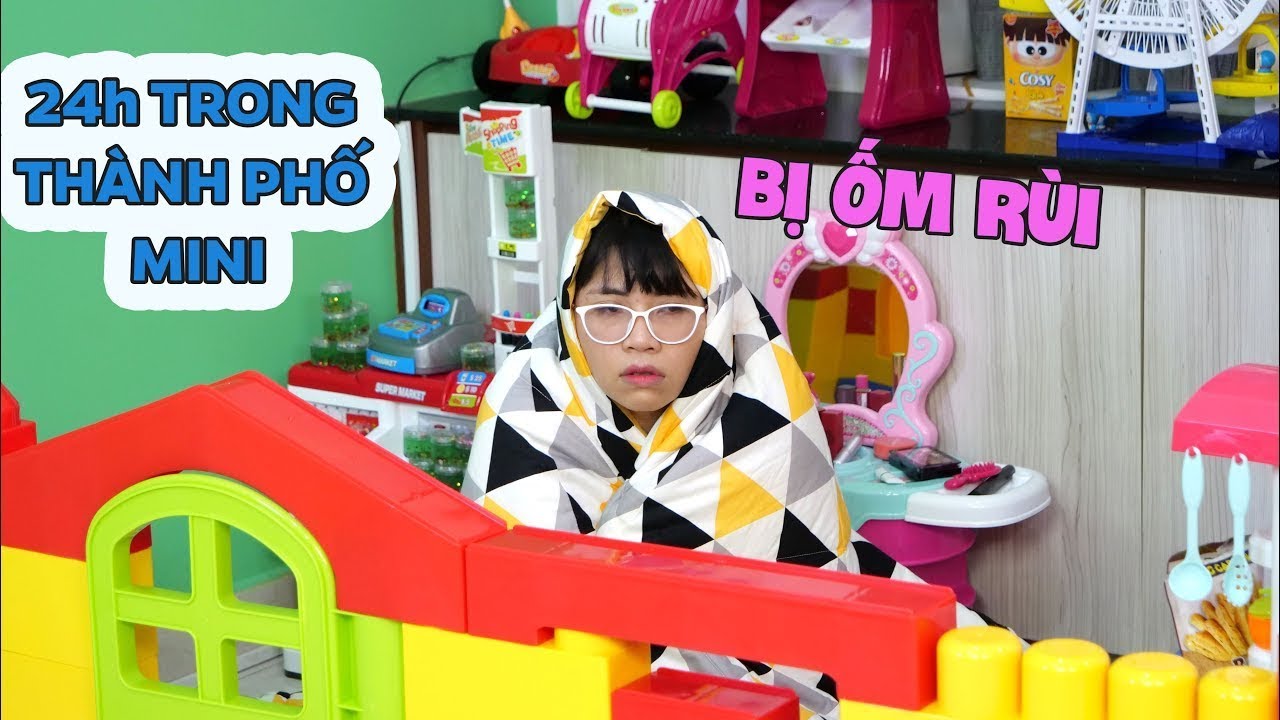 Thử Thách 24h Sống Trong Thành Phố Mini