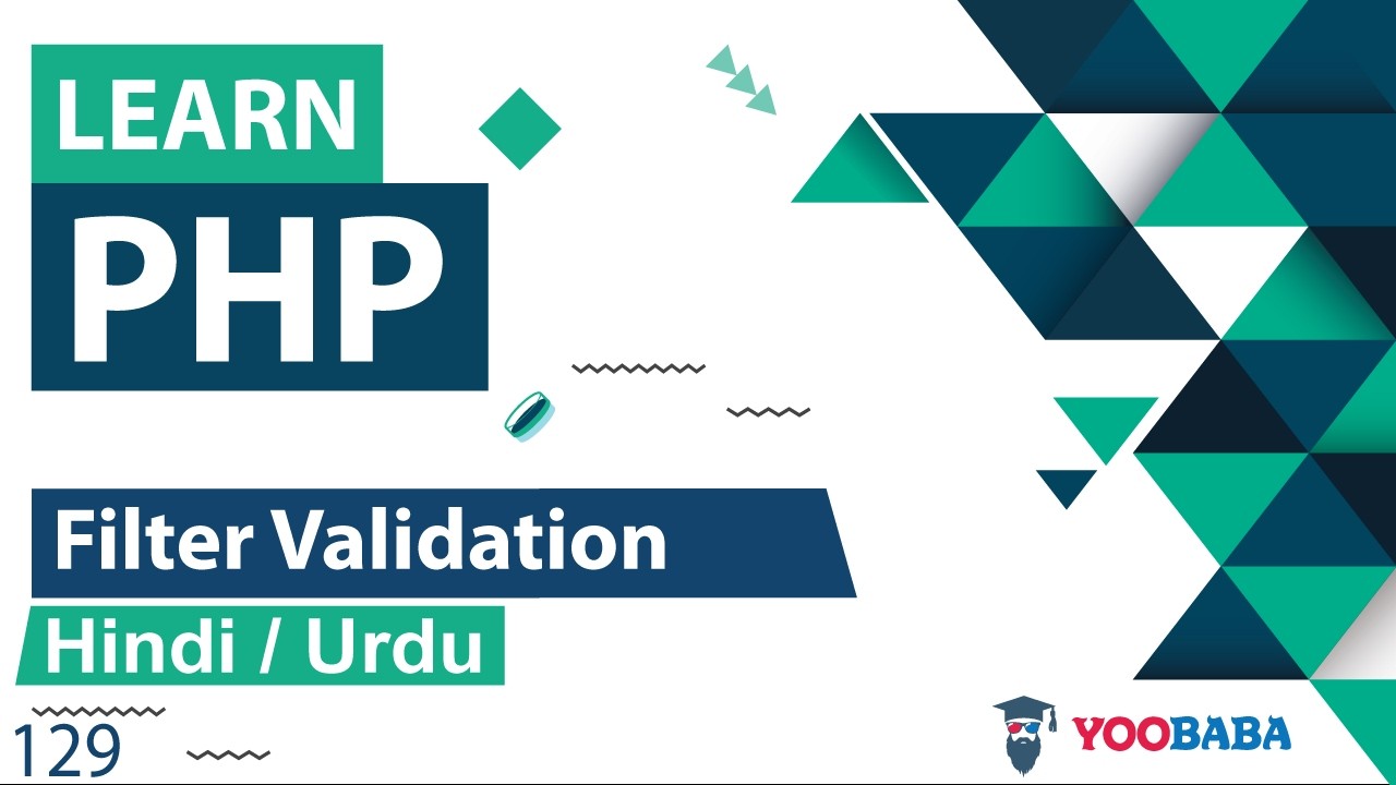 PHP Filter Validations Tutorial in Hindi / Urdu