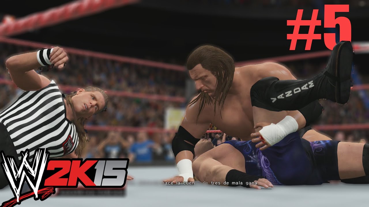 WWE 2K15 Gameplay PS4 - Showcase - Defendiendo el titulo y Referí especial