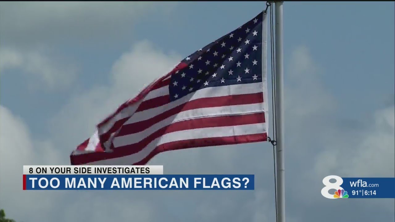 TOO MANY AMERICAN FLAGS?