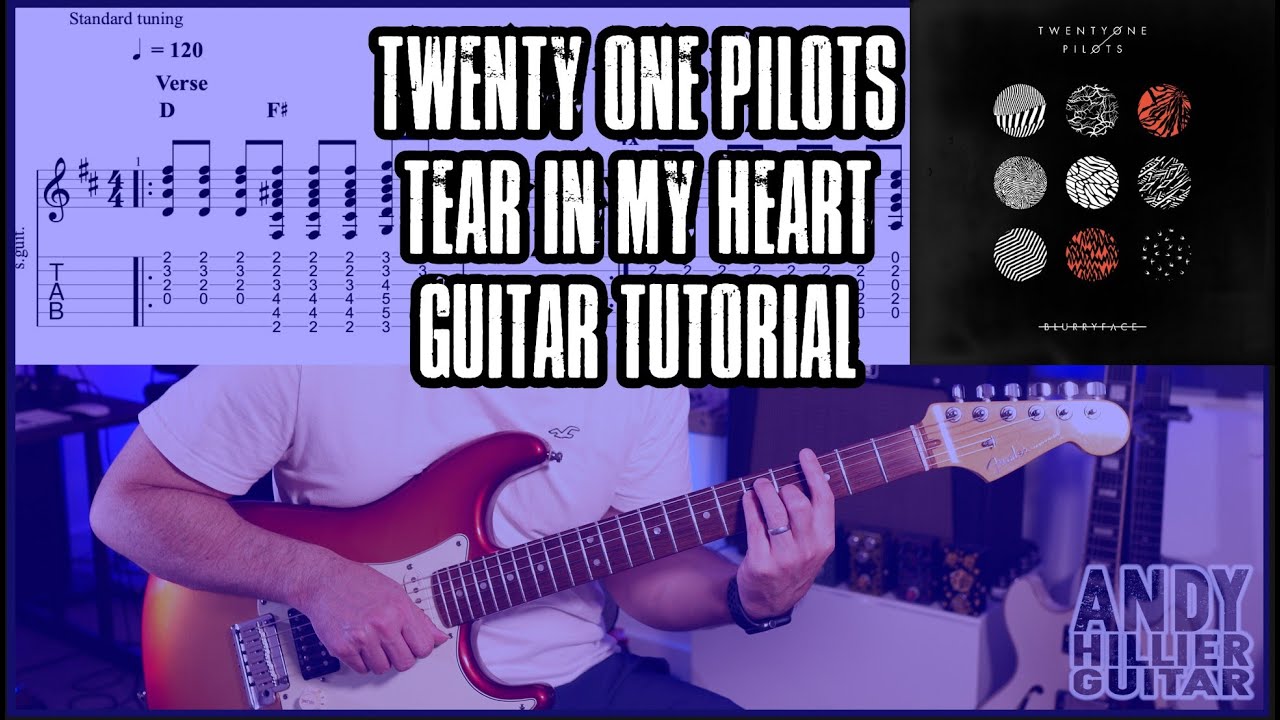 Twenty One Pilots - Tear In My Heart Guitar Tutorial