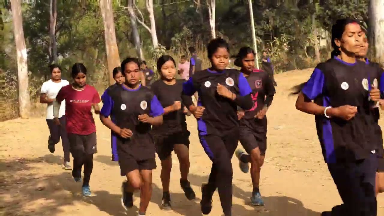 Paramanu defence academy godda 1600m girls running test video 2026/paramanu defence academy godda