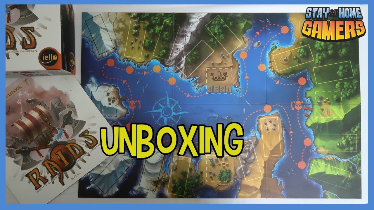 Raids Board Game Unboxing (ASMR Packaging Sounds, No Talking)