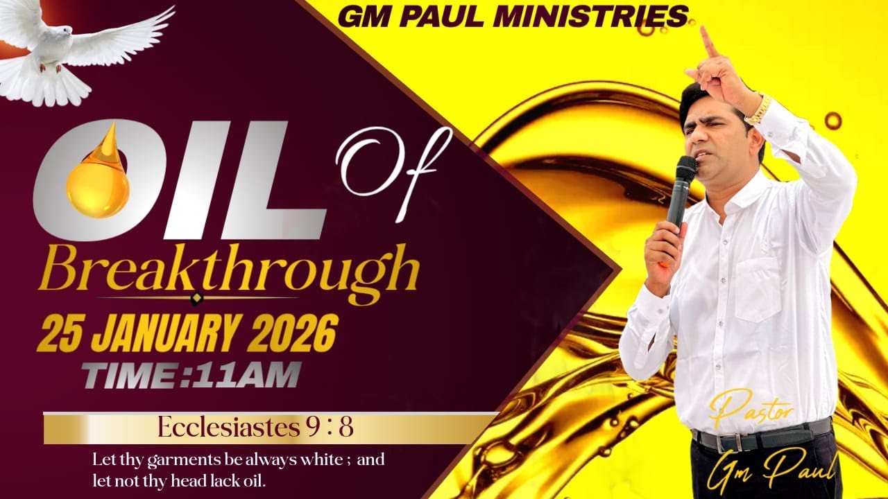 𝐌𝐀𝐇𝐀𝐀𝐁𝐇𝐈𝐒𝐇𝐄𝐊 𝐀𝐍𝐎𝐈𝐍𝐓𝐈𝐍𝐆 𝐎𝐈𝐋 𝐀𝐍𝐃 𝐋𝐀𝐘 𝐇𝐀𝐍𝐃 𝐒𝐄𝐑𝐕𝐈𝐂𝐄 || 𝐏𝐀𝐒𝐓𝐎𝐑 𝐆𝐌 𝐏𝐀𝐔𝐋 𝟐𝟓-𝟎𝟏-𝟐𝟎𝟐𝟔
