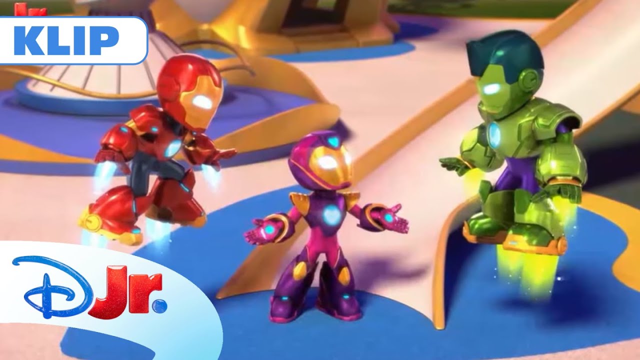 🛝 Nowy plac zabaw | Iron Man i super ekipa | Disney Junior Polska