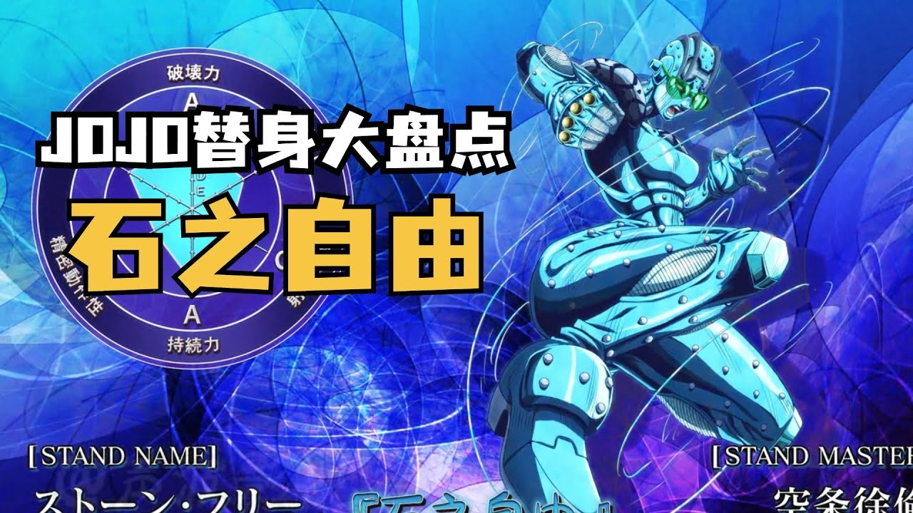 J0J0替身大盘点 替身：石之自由 本体：空条徐伦 评分：8