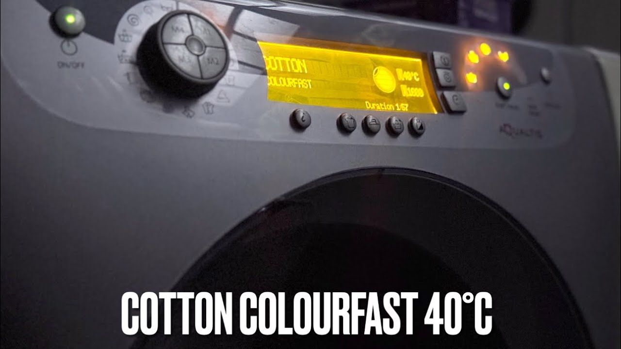 Hotpoint Aqualtis AQXXD169PM - Cotton Colourfast 40°C