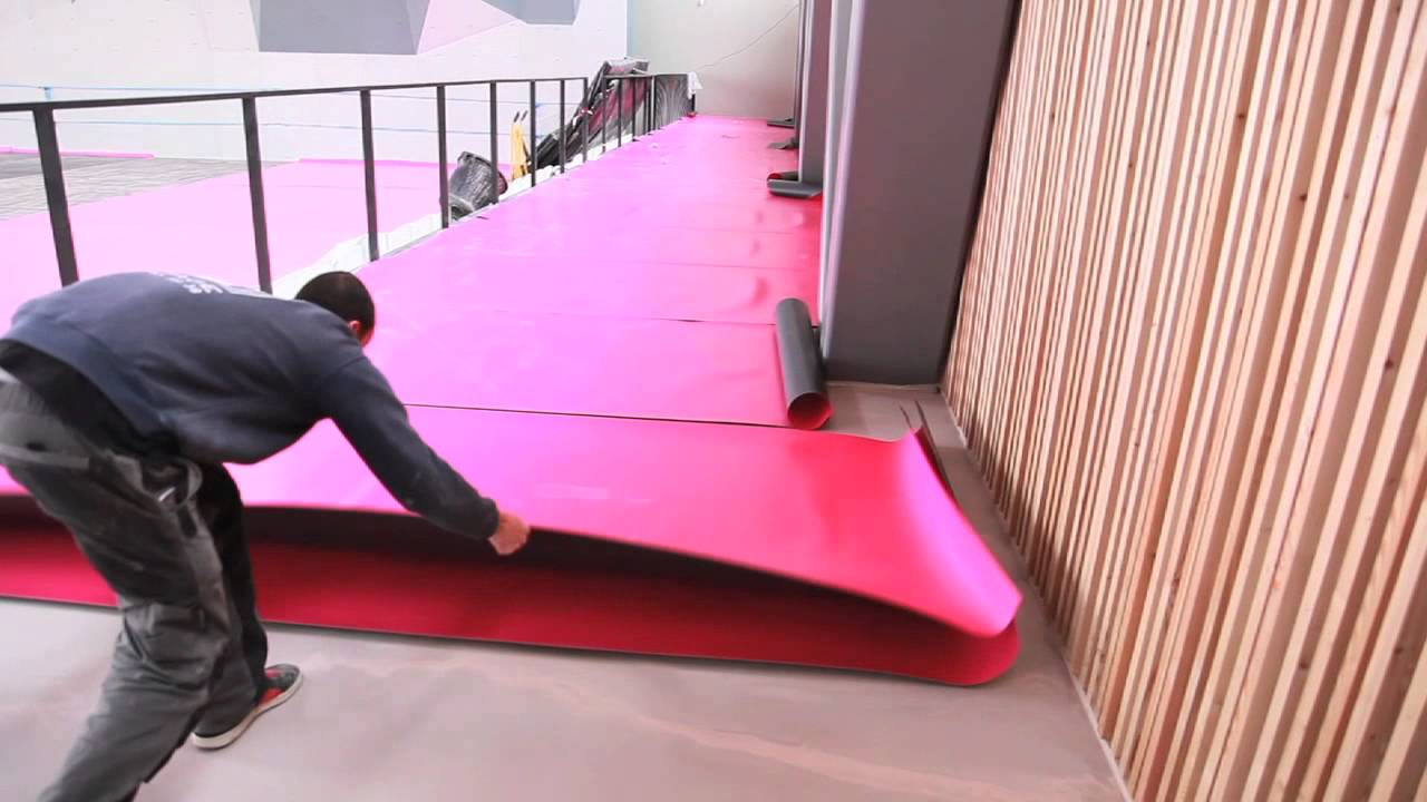 POSE DE SOL SPORTIF PVC GYMNASE