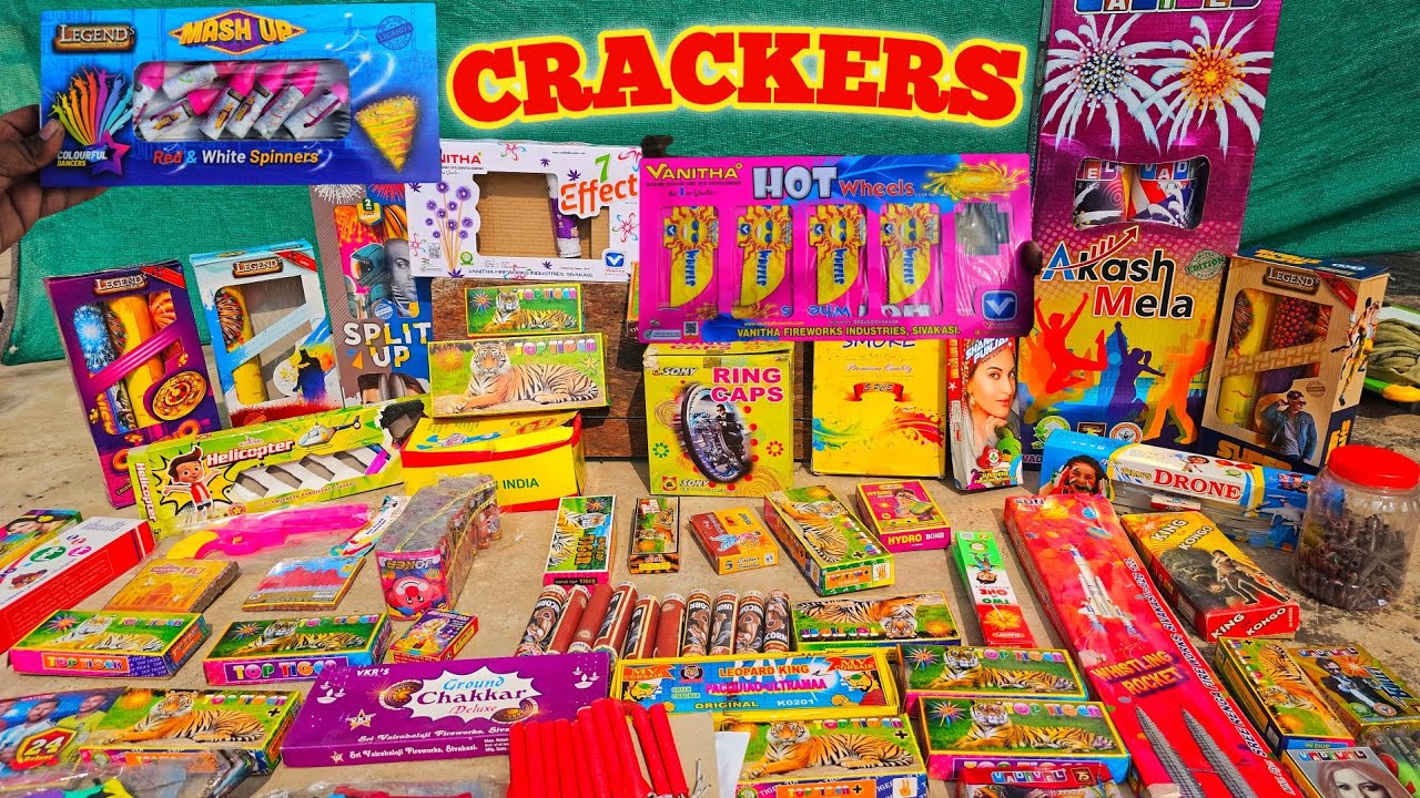New Firecracker And Unique Diwali Stash 2025 | Best Sky Shot Testing | Top Tiger Boom Testing |