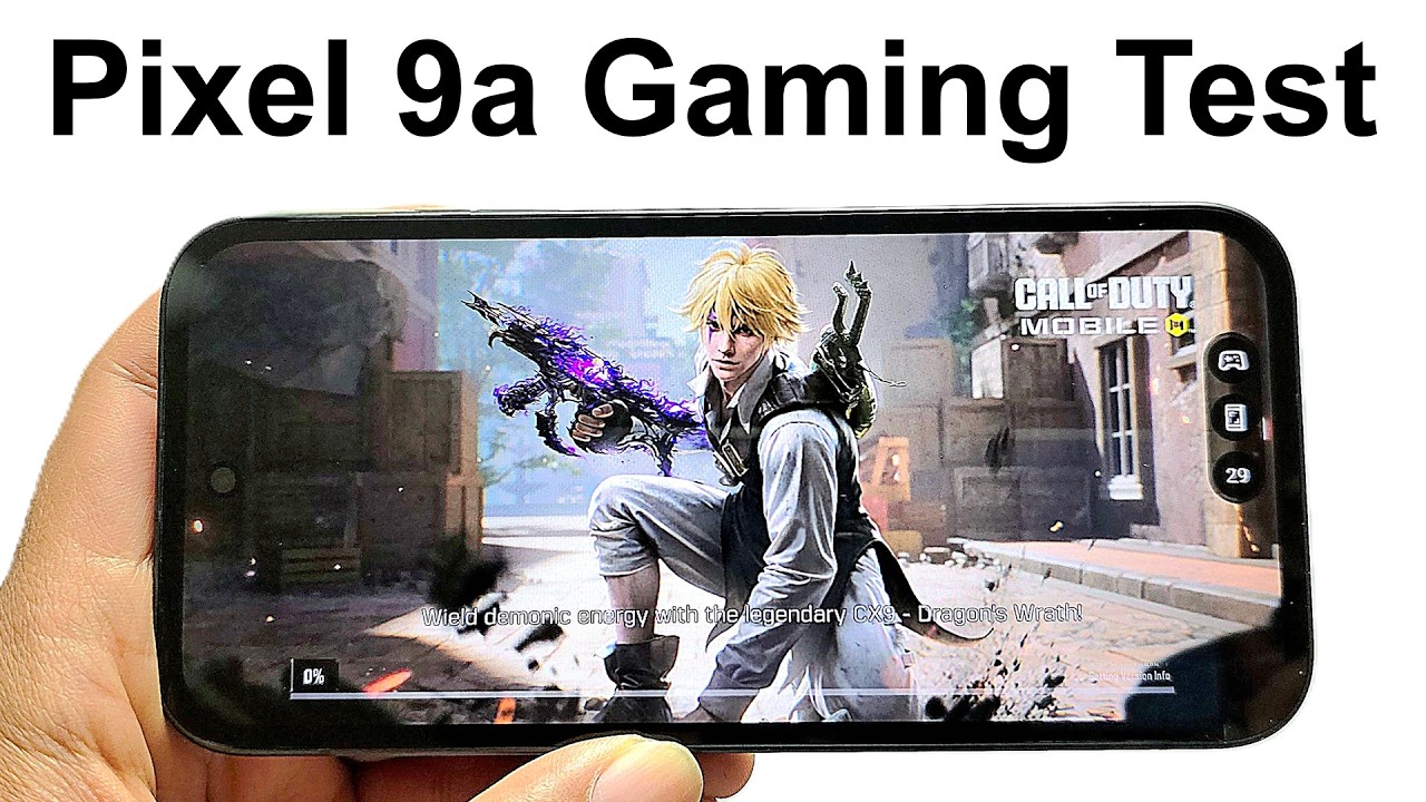 Google Pixel 9a : GAMING TEST (PUBG Mobile, Call of Duty Mobile, Diablo Immortal,  Asphalt 9)