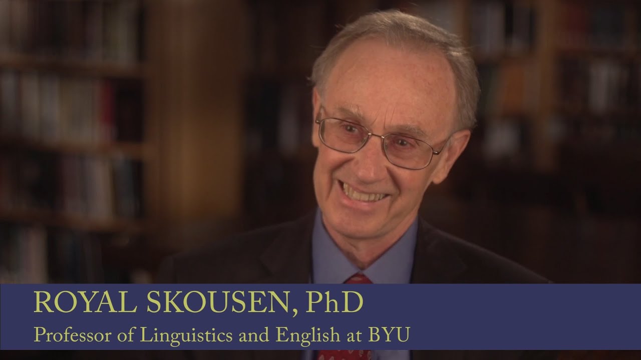 The Book of Mormon Manuscripts - Interview with Royal Skousen