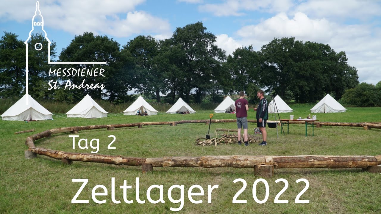 St. Andreas Zeltlager 2022 – Tag 2: Fahrradstafette & Herzblatt