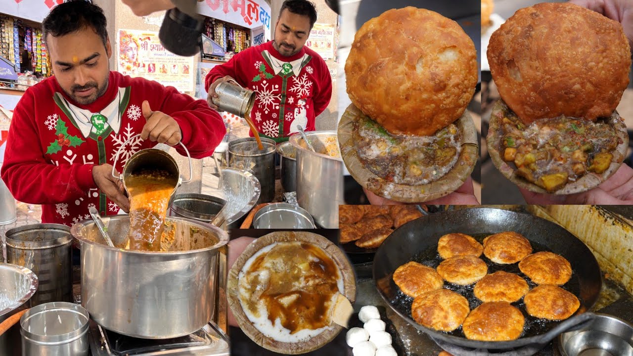 Pappu Ji Ke FLYING Khaste Rs 18/- Only  || Meetha Dahi Vada || Kanpur Street Food